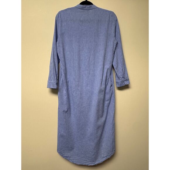 TUCKERNUCK Chambray Linen Lydell Maxi Dress, Sz XS - Picture 8 of 12